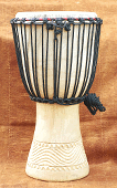 マリ製メリナ材ジャンベ Mali Melina Djembe